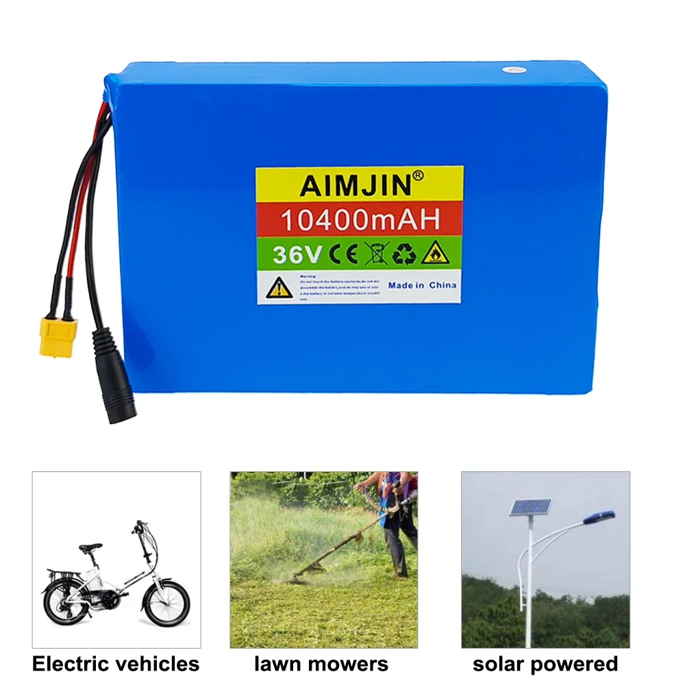 36V Battery 10400mAh 18650 10S4P battery pack 36V 10.4Ah Scooter Battery with BMS+charger