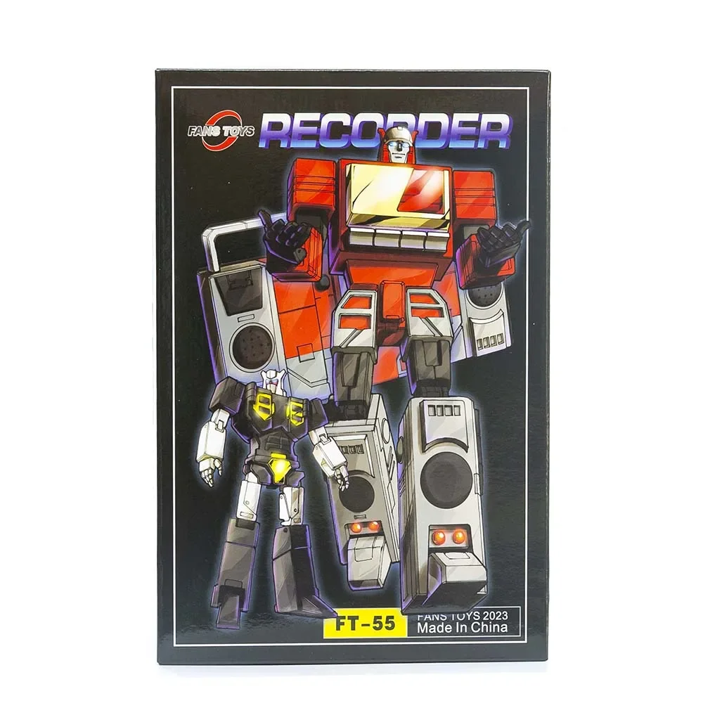 New Transform Robot Toy  FansToys FT-55 FT55 Blaster Recorder with Rewind G1 MP Scale Action Figure toy in stock