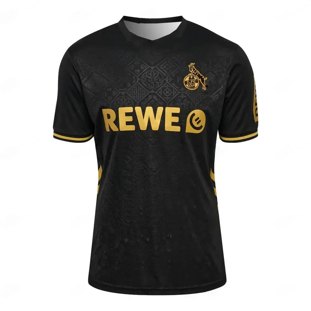 

German 25-26 season Cologne Football Club men's summer casual sportswear third home and away 3D printing adult children unisex