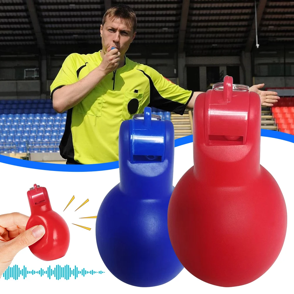 Hand Squeeze Whistle Loud Crisp Sound Whistle Training Whistle Safety Survival Whistle for Indoor Outdoor Home School Sports