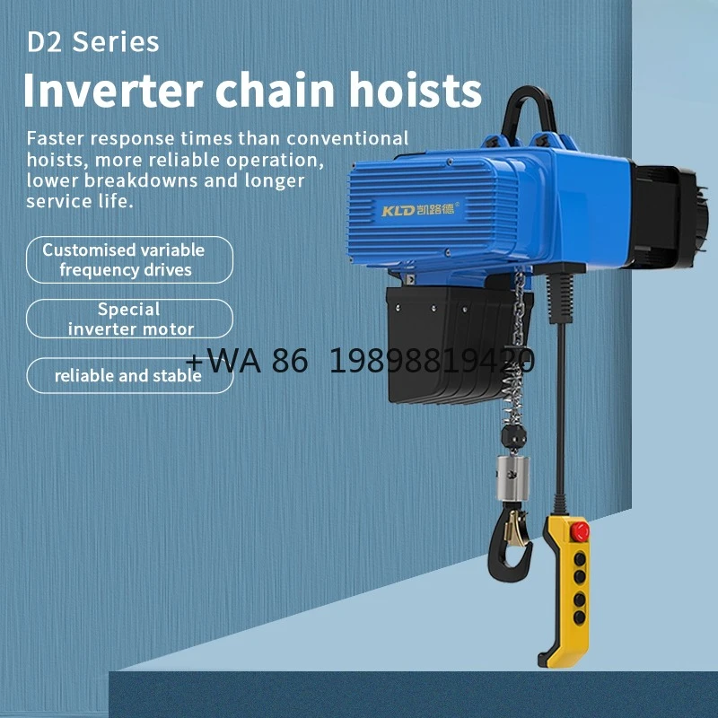 Fast and Slow, Two-speed Hoists, Intelligent Counterbalance Cranes for Assembly Stations. Frequency-controlled Chain Hoists,