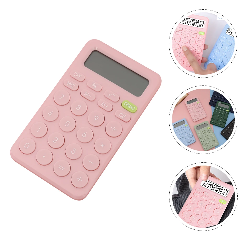 

Calculator Small Solar Desktop Office Calculators Simple Portable Pocket Kid Basic