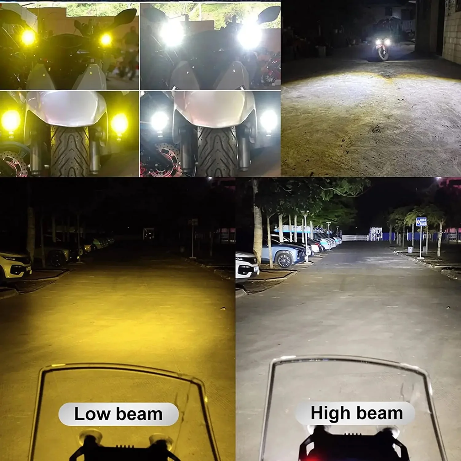 Motorcycle LED Light Motorcycle Accessories Fog spotlights Auxiliary Headlights For Motorcycle Electric Projector Lenses