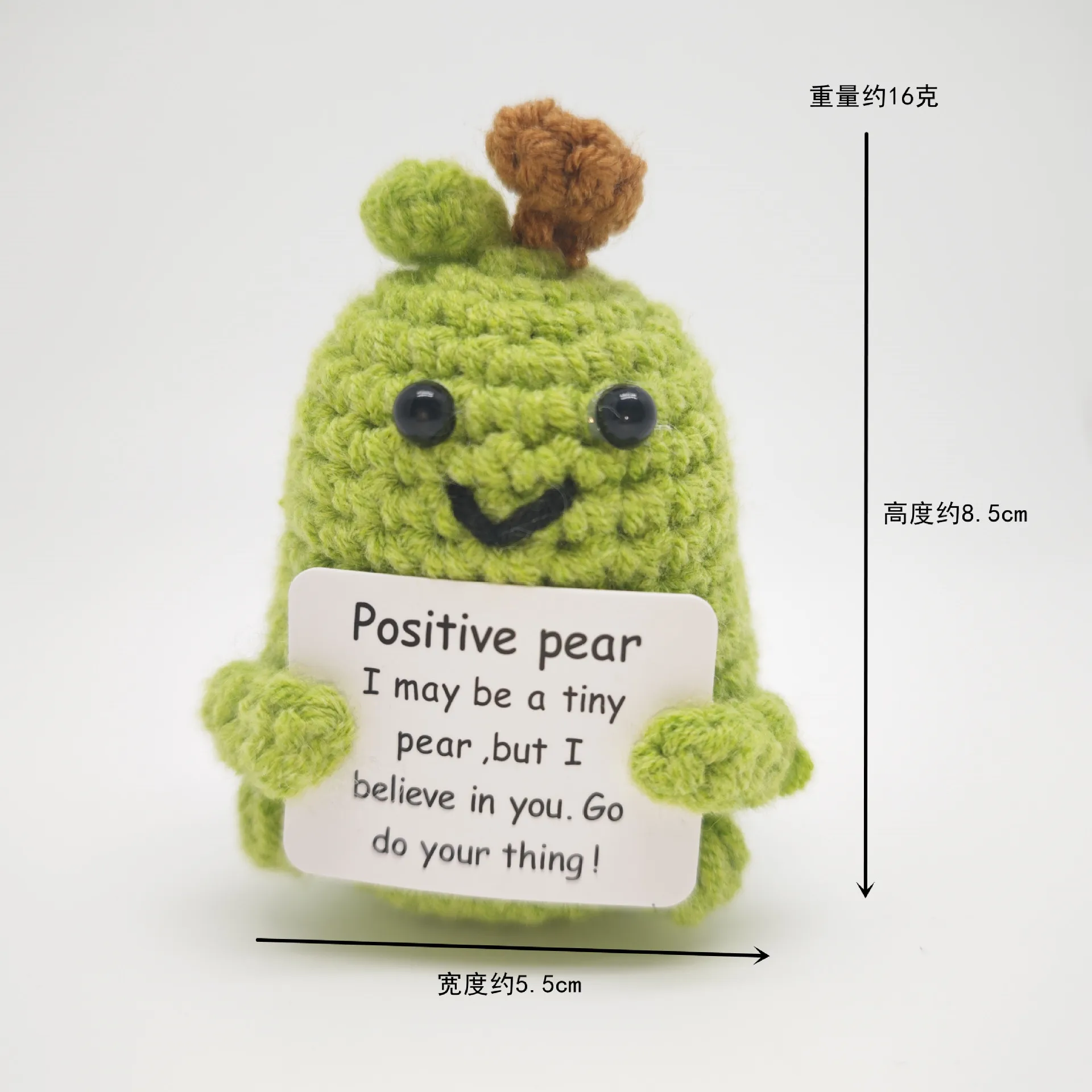 New Handmade Knitted Positive Energy Penguin Dolls Ornament Fashion Duck Doll With Card Room Home Decoration Christmas Gifts