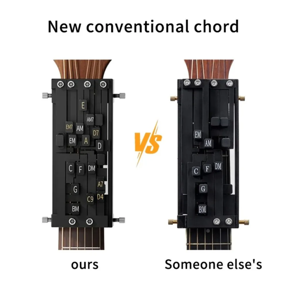 ระบบการเรียนรู้คอร์ด กีตาร์ช่วยฝึกคอร์ด อุปกรณ์ช่วยเรียนกีตาร์แบบกดปุ่มเดียว ตัวช่วยฝึกคอร์ด กีตาร์ช่วยกดคอร์ด