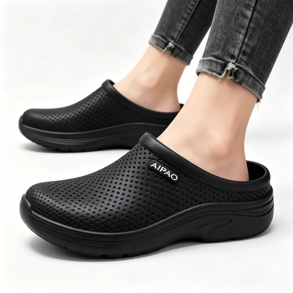 Unisex Lightweight Comfort Work Shoes Easy to Clean |Chef  Nursing Footwear for Hospital, Kitchen, Garden, Catering  Gardening