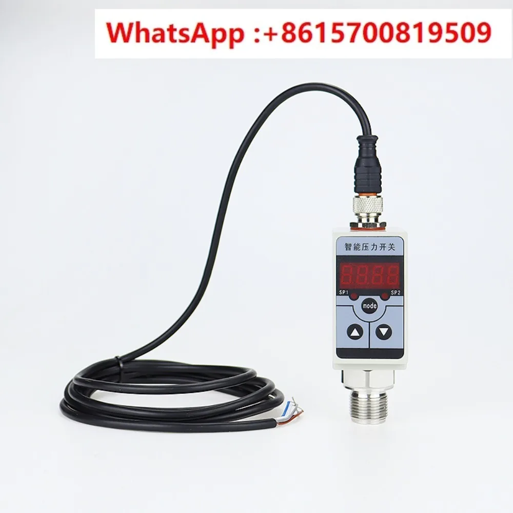 PNP NPN intelligent pressure switch sensor, digital display automatic controller oil-water-liquid-gas differential  temperature