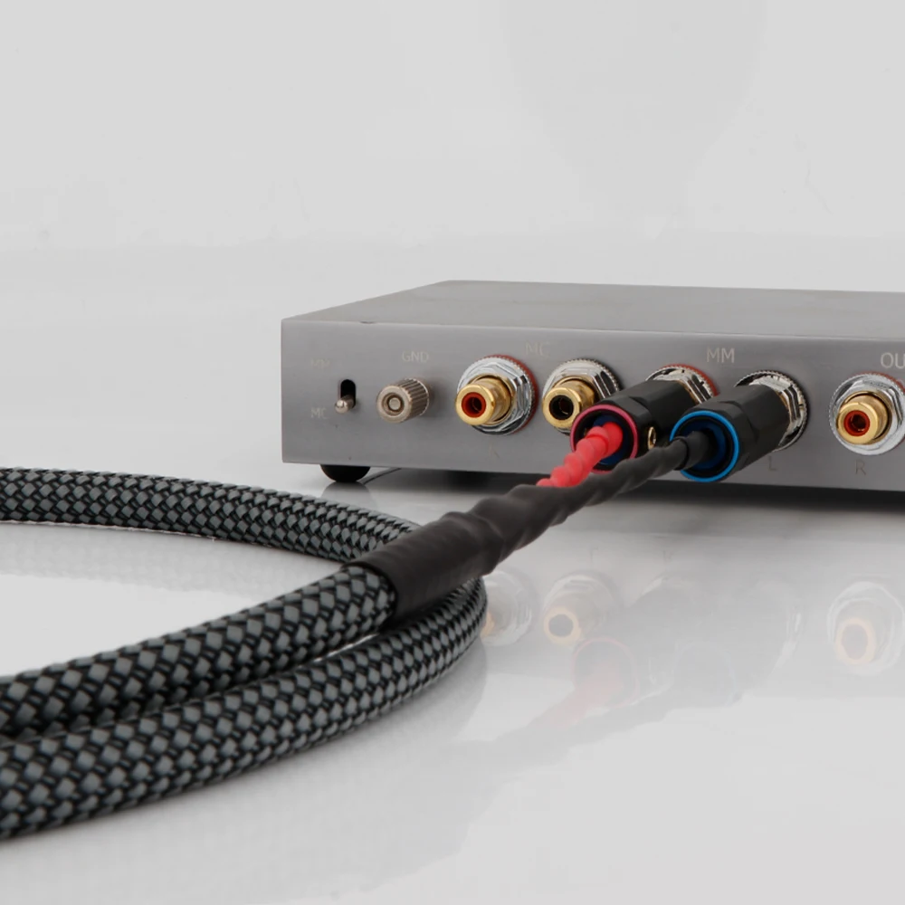 RCA male to dual RCA male Y Splitter Aux Cable For TV PC Amplifiers DVD Speaker Wire