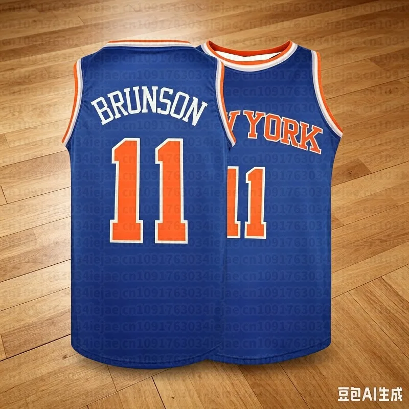 2026 New Summer Jalen Brunson Autographed Jersey Basketball Collector Gift Adult Top Family Matching