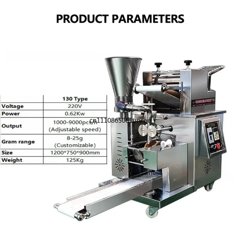 For Imitation Handmade Dumpling Machine Commercial Small Frozen Dumpling Maker for Canteen Factory Potsticker Steamed Jiaozi