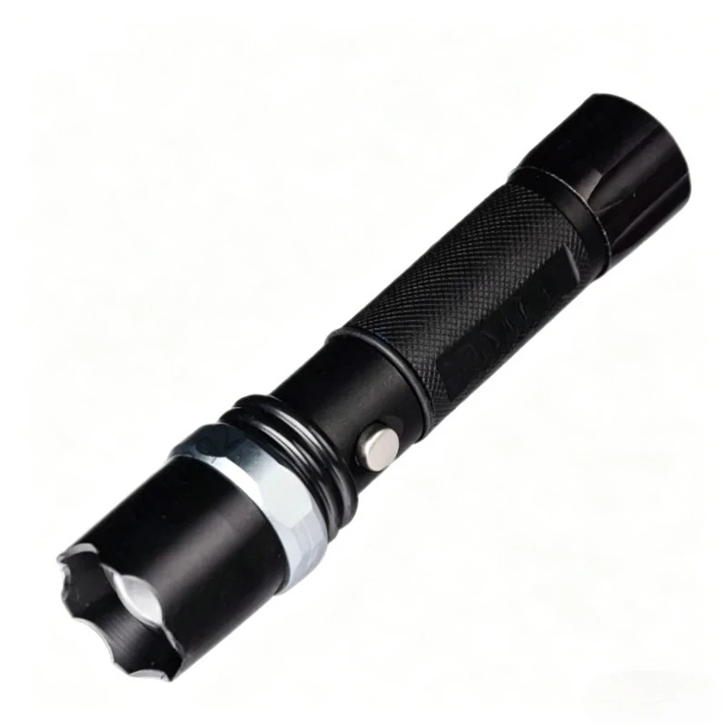 High lumen strong light flashlight, outdoor super bright tactical flashlight, rechargeable aluminum alloy flashlight