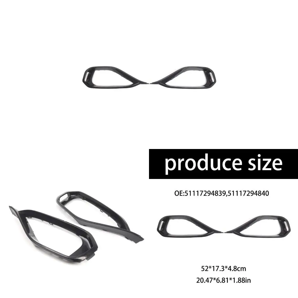 

51117294839 51117294840 for F32 F33 F36 Replacement Front Fog Light Trim