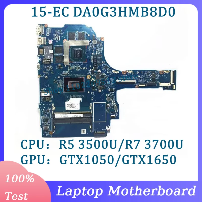 

L71928-601 DA0G3HMB8D0 для HP 15-EC, материнская плата для ноутбука с R5 3500U/R7 3700U, ЦП GTX1050/GTX1650, 100% Протестировано, ОК