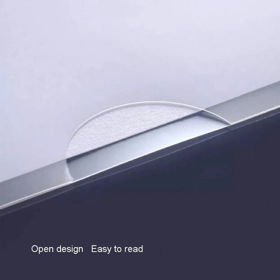 Cartella in plastica LType Safe Project Pots Cartella per documenti trasparente trasparente 12 pezzi per carta A4 Manicotti in carta plastica Jat in Assorte