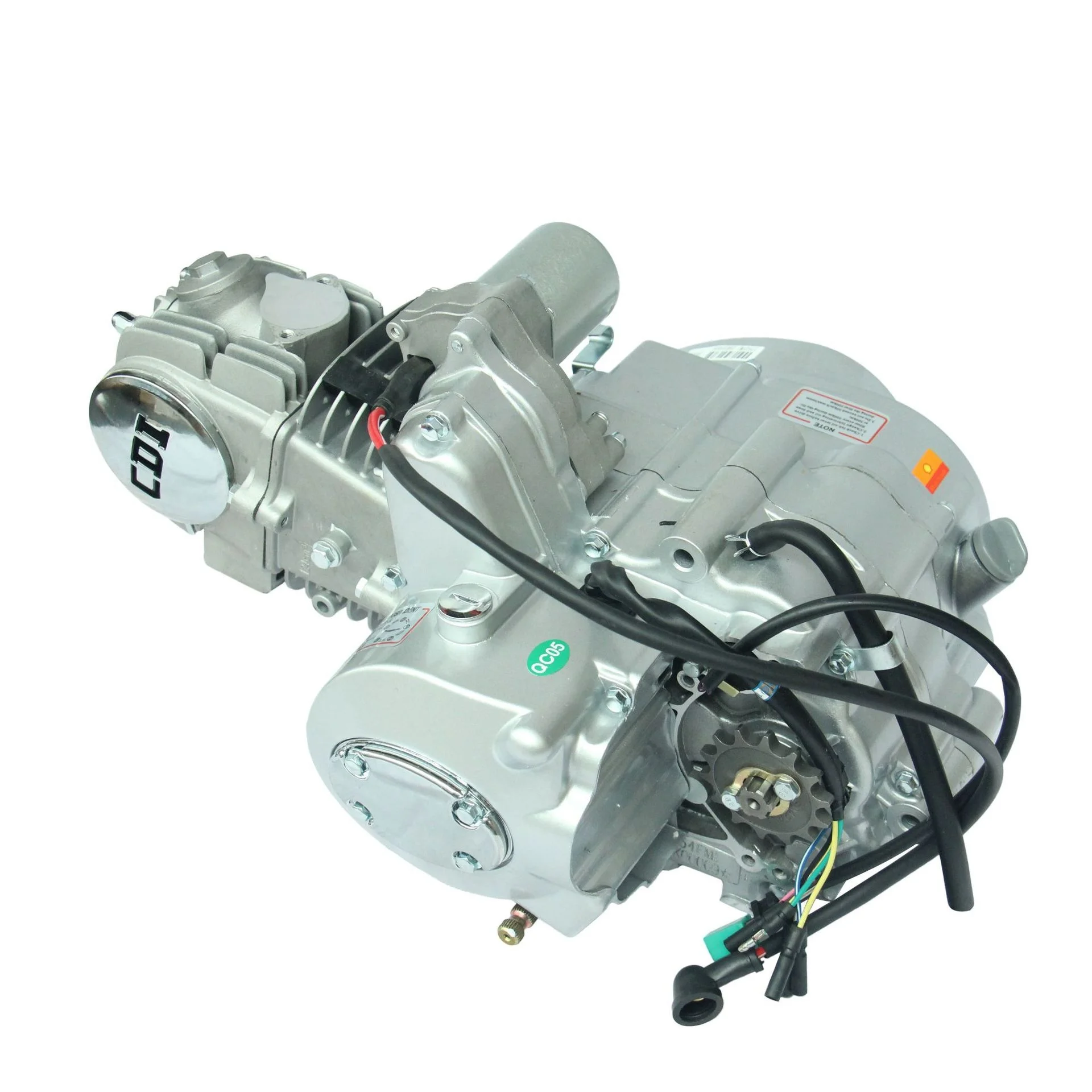 High Quality Motorcycle Engine 125CC 3+1 Inside Reverse Silver Motorcycle Engine Assembly