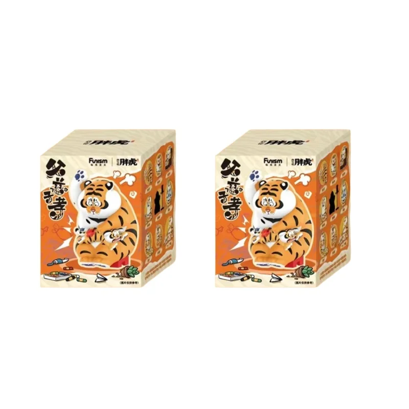 Anime Blind Box Figure - I Am Not Fat Tiger Panghu Father Son Series 1 Trendy Kawaii Model Toy Collectible for Birthday Gifts image 3