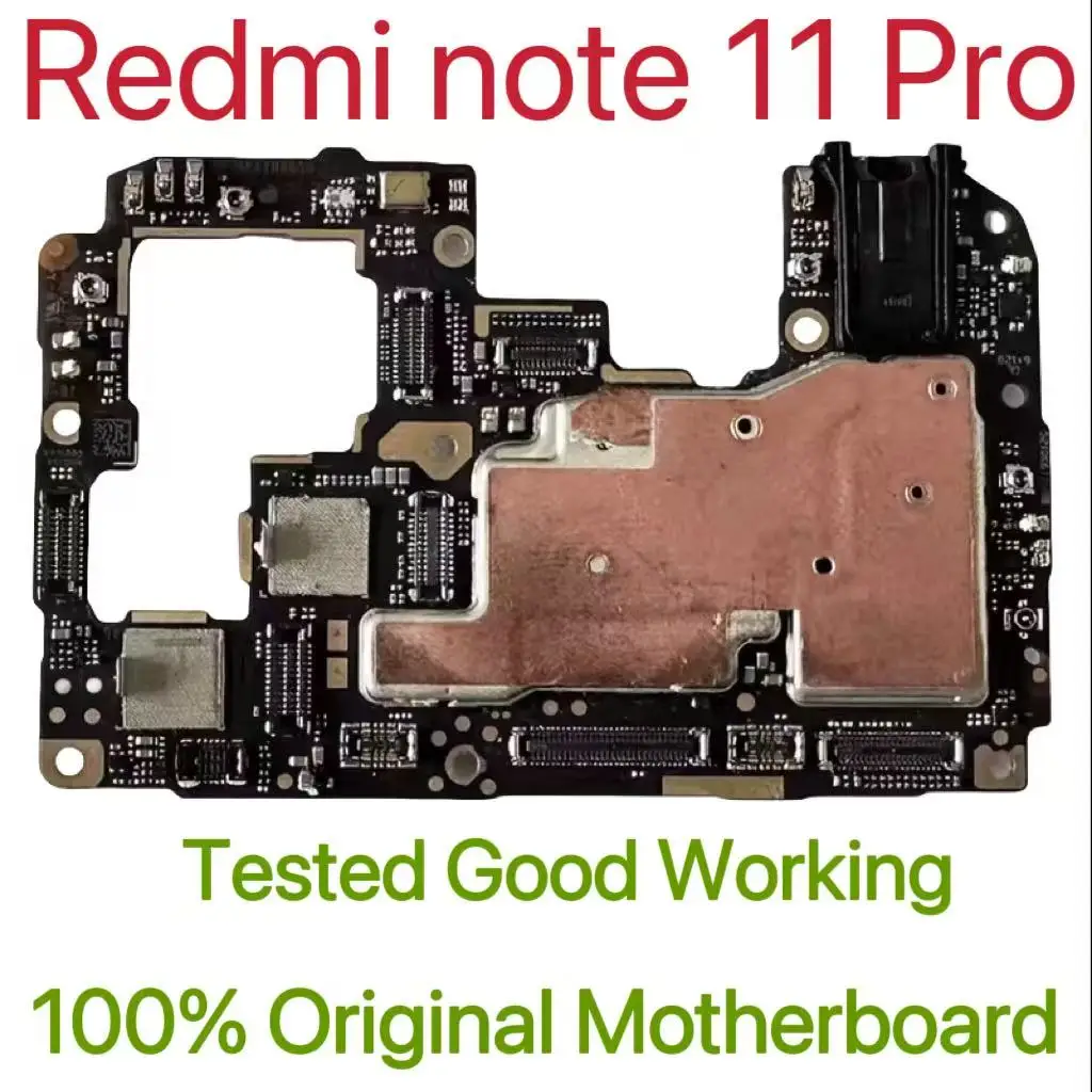 Global Version Original Unlocked Motherboard for Redmi note 11 Pro Tested Circuit Plate Main Logic Board for Redmi note 11 Pro