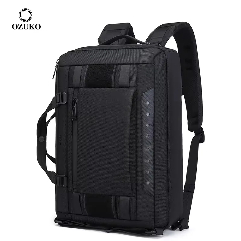 

OZUKO Multifunction Waterproof Men Business 15.6" Laptop Backpacks Travel Duffel Crossbody Bag Large Capacity Luggage Handbags