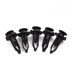 10/20/30/50/100PCS 9mm Car Bumper Rear Cover Push-type Clamp Black Plastic Fixed Clip For Toyota Auto Door Clips 52161-16010