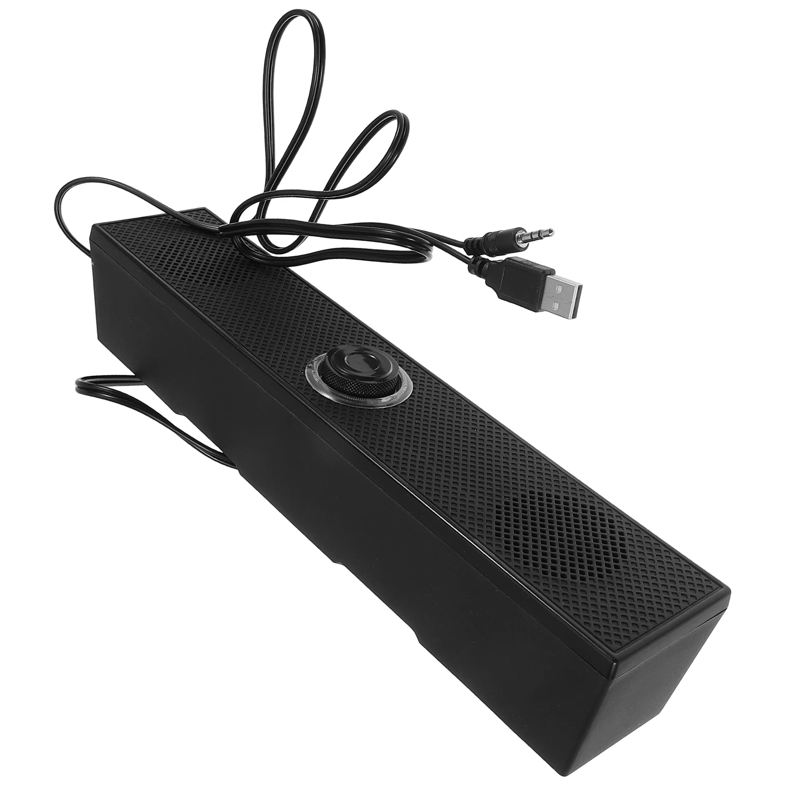 

Sleek Compact Soundbar Computer Speakers High Volume Dual Speaker Design USB Connectivity for Desktop Laptop Gaming Audio