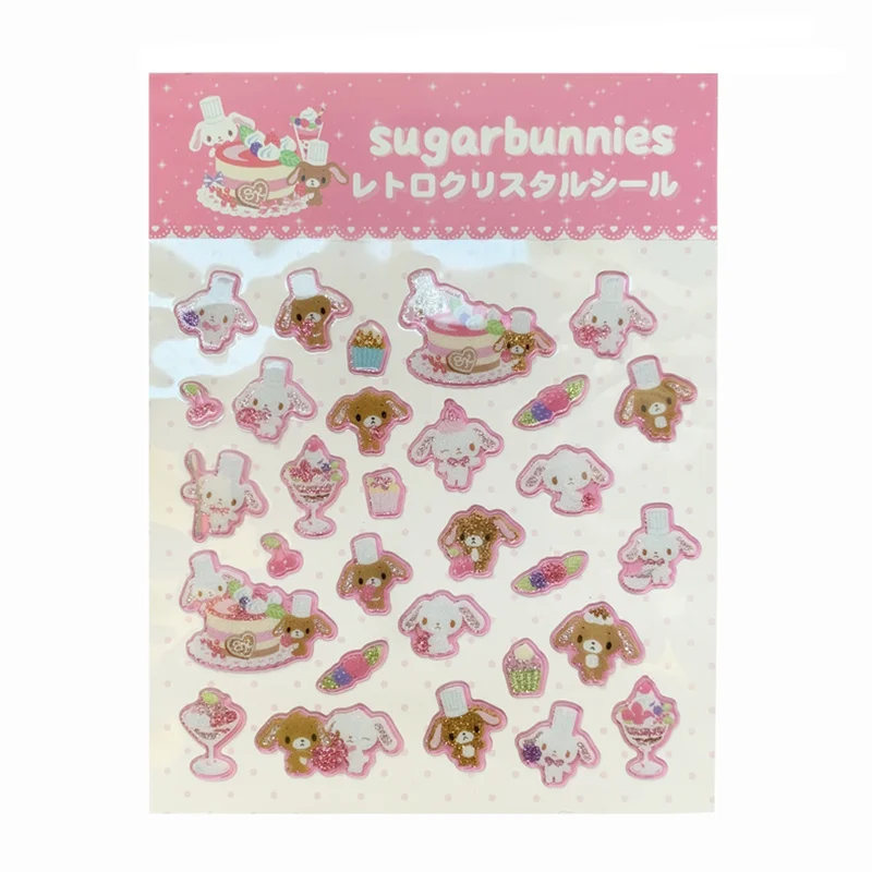 Sugarbunnies Stickers Sheet Seal Anime Bunny Kawaii Cute Stickers Laptop Notebook Sticker Book Decor