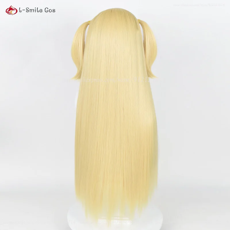 Anime Misa Amane Cosplay Wigs MisaMisa Cosplay 70cm Long Golden Women Wig With Necklace Heat Resistant Synthetic Hair Accessory