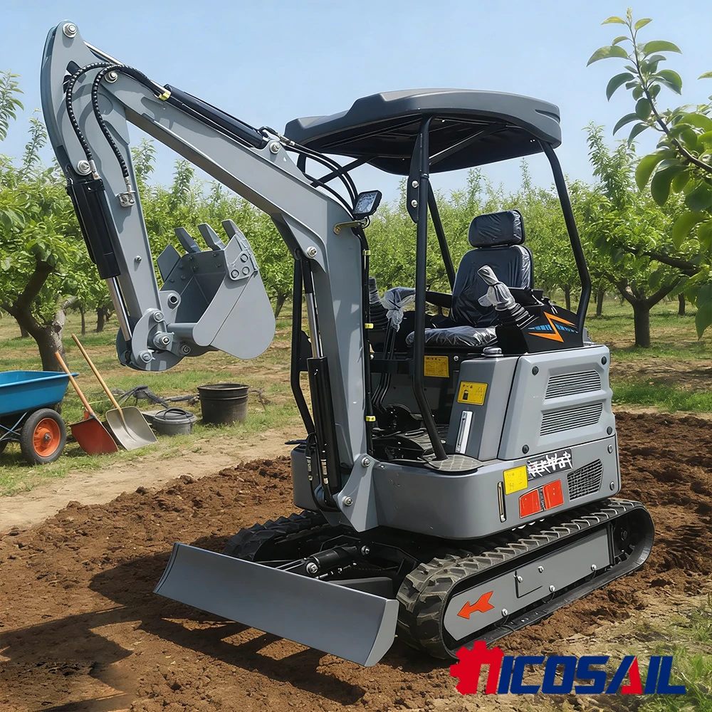 

Low noise high-performance crawler excavator with diesel engine and 2 tons of excavator cost-effective for construction