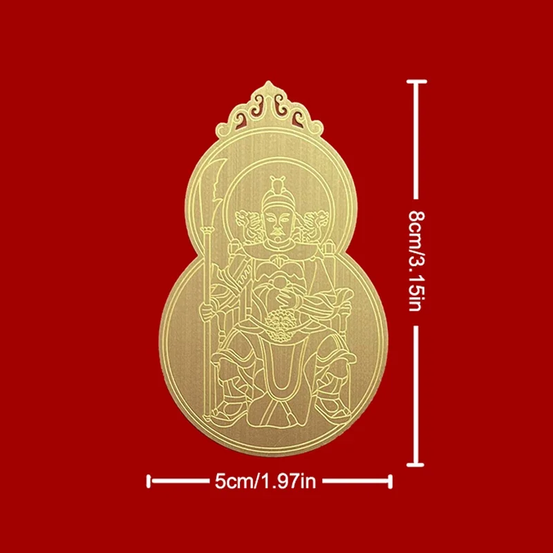 2026 Tai Sui Amulet Card Feng Shui Prayer Gold Card Exorcism Protection Buddha Gift Amulet Safe Bring In Wealth And Treasure