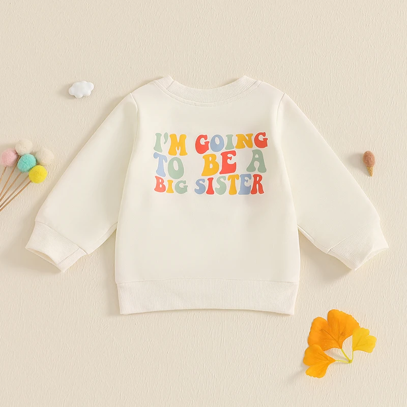 Children s Hooded Sweatshirt Printed Long Sleeve Crew Neck Pullover for Boys and Girls Casual Letter Print Top for Kids