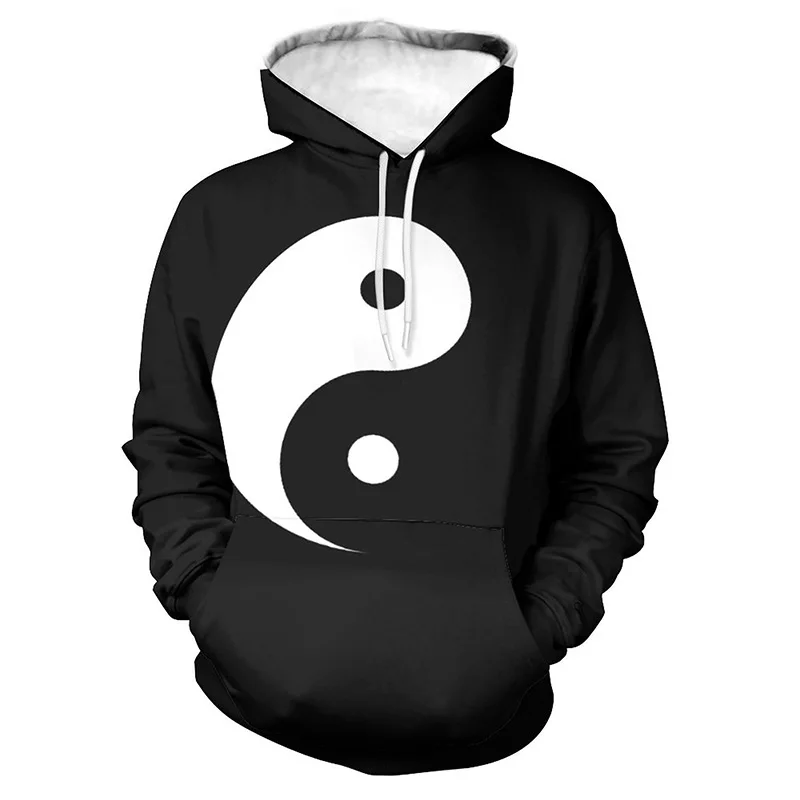 

Eight Graphic Sweatshirts Funny Trigrams Gossip 3D Printed Hoodies For Men Casual Streetwear Women Hoodie Winter Oversized Tops