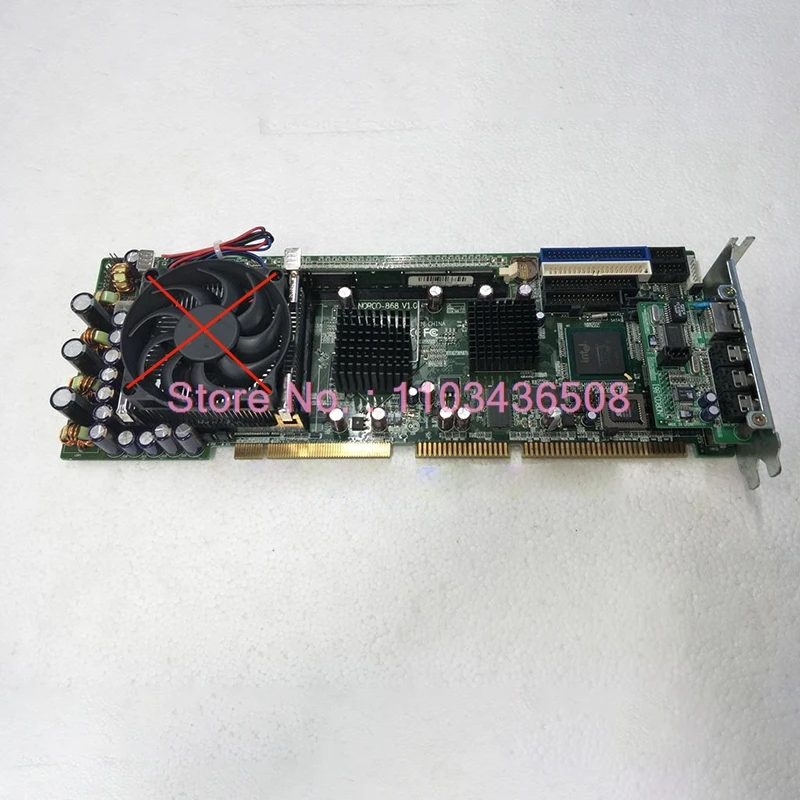 Chipset con interfaz SATA Placa base de computadora industrial NORCO-868 V1.0 865