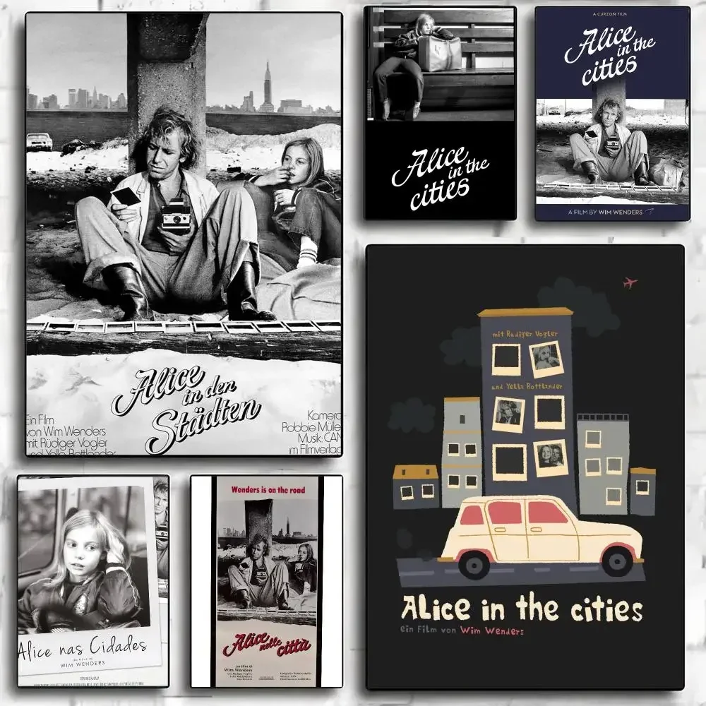 classic movie A-Alice in the Cities-S Painting Calligraphy Nature Inspired Artwork for Living Room  Home Decoration