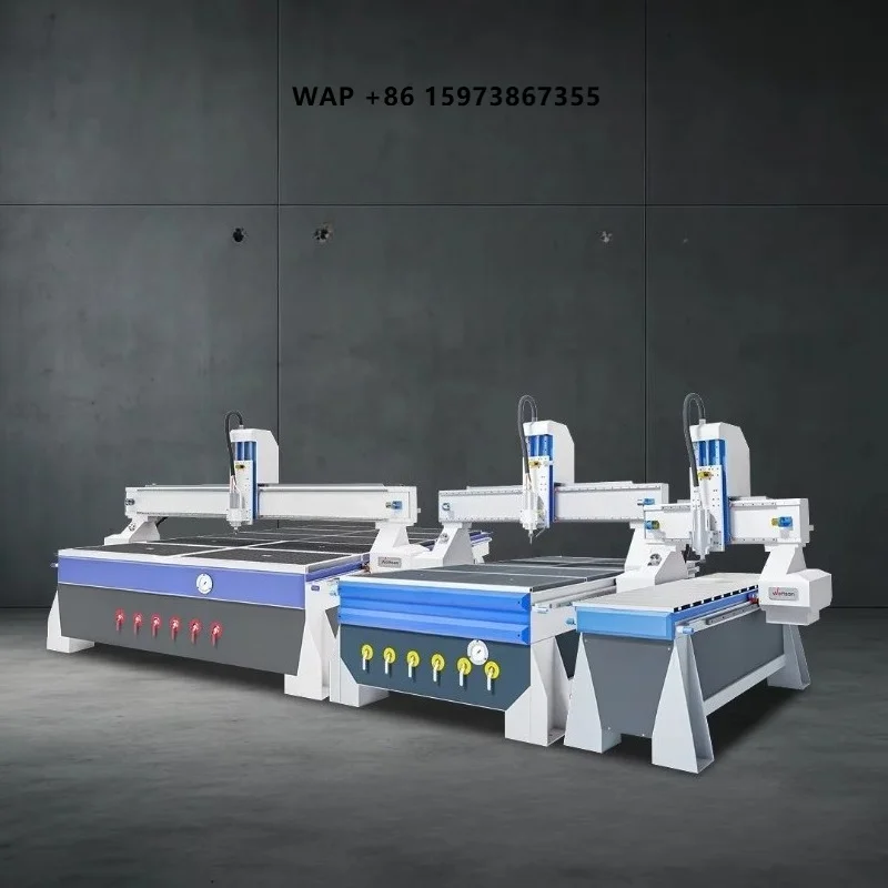 Wattsan 0609 Mini 2.2kw Wood MDF Aluminium Brass Engraving Milling Cutting Cnc Router Machine for Woodworking