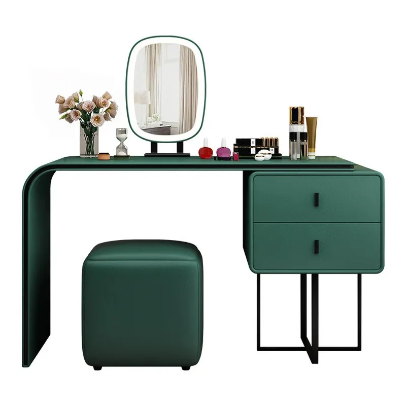 

Dresser small simple modern light luxury makeup table with mirror storage chest