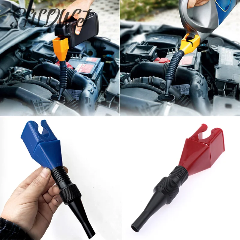 

1Pc Car Refueling Funnel Gasoline Foldable Engine Oil Funnel Plastic Funnel Car Motorcycle Refueling Tool Auto Accessories