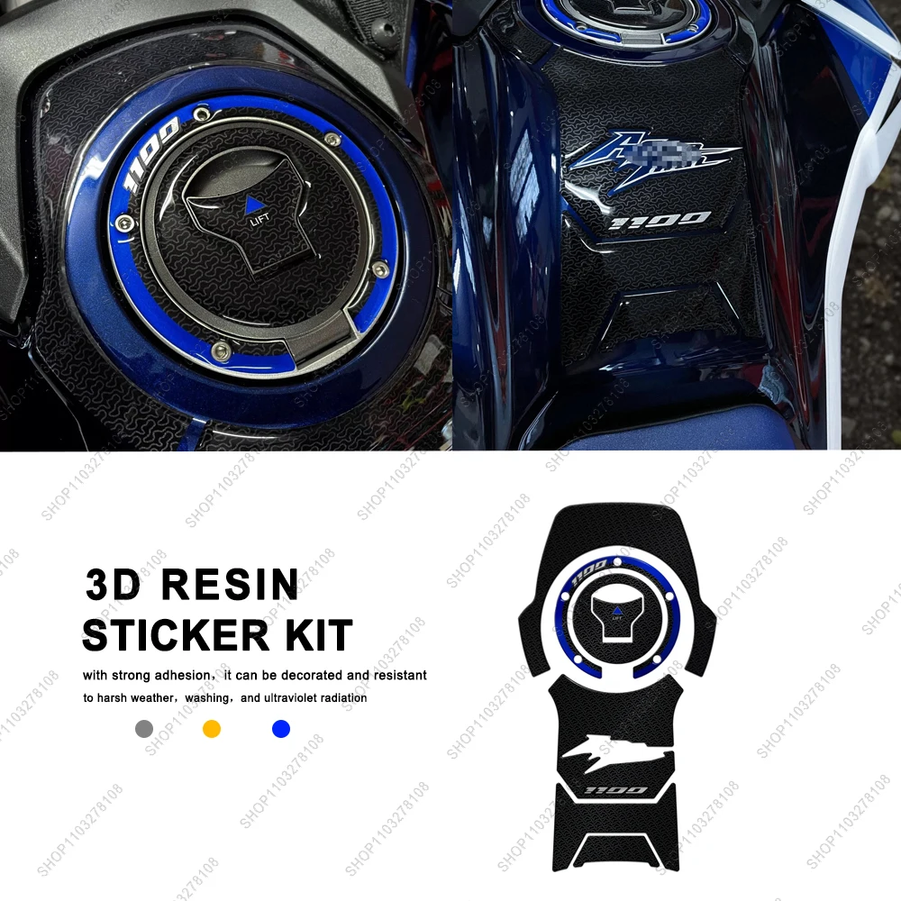 

3D gel Resin Decal kit Motorcycle Accessories Fuel tank pad Protection Sticker Anti-scratch For HONDA CRF1100L AFRICA TWIN 2022