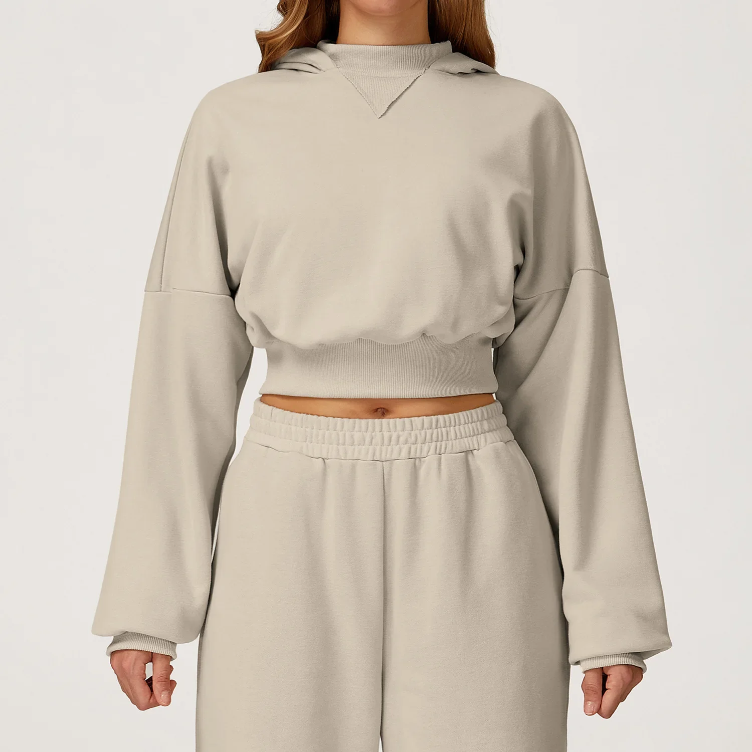 

Winter Long Sleeved Fashionable Hooded Wweatshirt Casual Loose Jacket Women's Outdoor Running And Fitness Sportswear