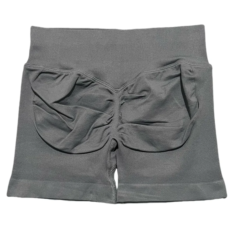 HISTELLO sportshorts 4,5'' hoge taille dames yoga workout shorts naadloze leggings stretch fitness joggingbroek gymshort
