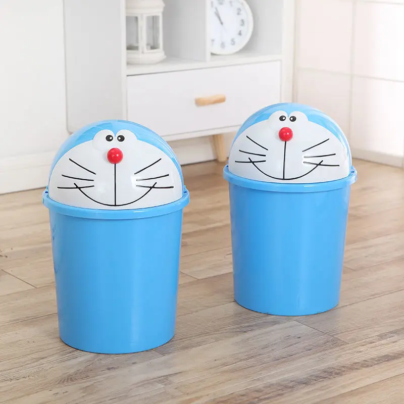 New Sanrio Hello Kitty Dustbin Trash Can Rubbish Bin Garbage Bin Sanrio Kawaii Trash Can Living Room Bedroom Toilet Paper Basket