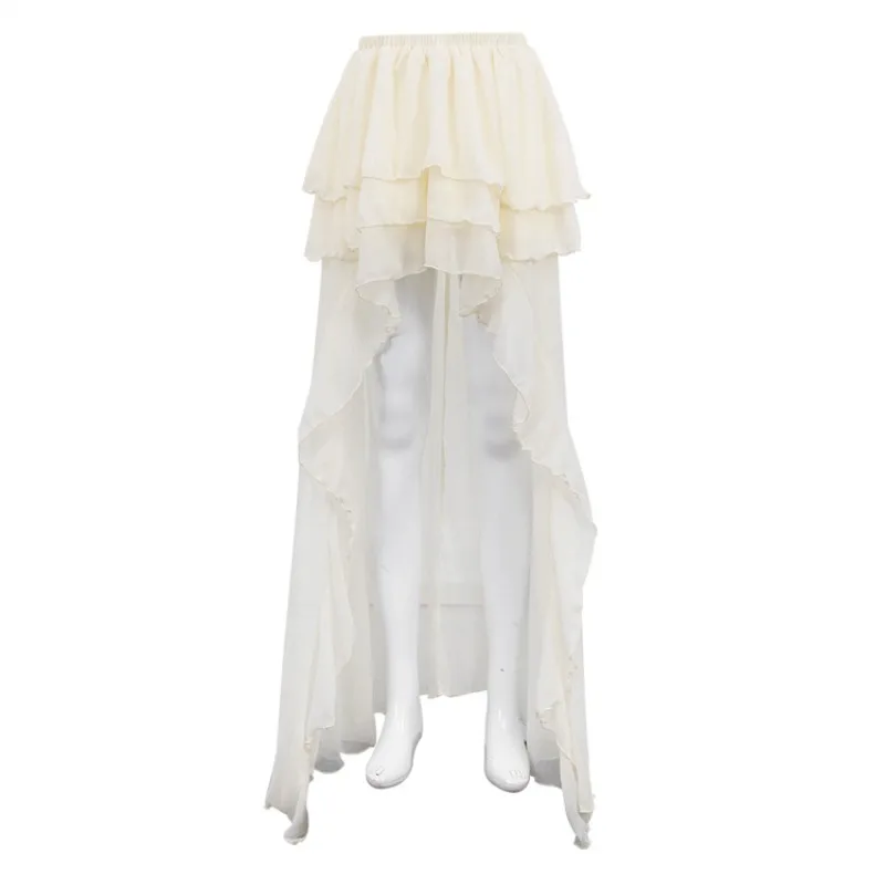 

Casual fashion irregular hem skirt women's clothing spring and autumn temperament elastic waist a-word skirt