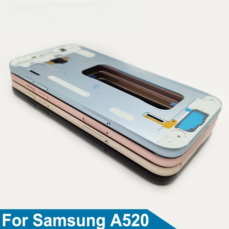 

For Samsung Galaxy A5 2017 A520 A520F SM-A520F Middle Frame Front Bezel Frame Housing Case Middle frame With Adhesive