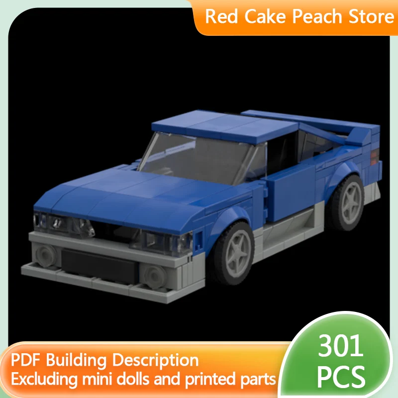 

Модель скоростного гоночного автомобиля MOC, строительные кирпичи, хэтчбек, мускулистый автомобиль, модульная технология, детские праздничные подарки, сборные игрушки, костюм