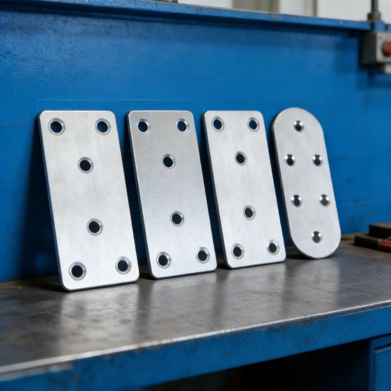 Single-piece Thickened Stainless Steel Connector Plate for Drawer Shelves Wall Corner Bracket Support Furniture Fixing Hardware