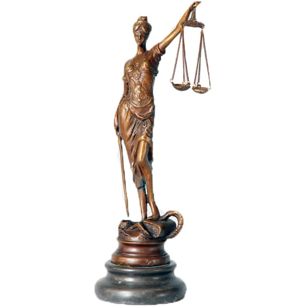 

Lady Justice Statue 8 Inch Sculptures Goddess Lawyer Home Decor Garden Decorations Sculptures and Figurines Room Decoration