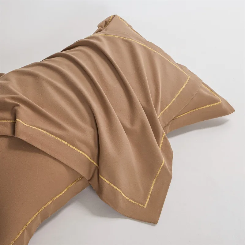 100% Egyptian cotton pillowcase high-quality long staple cotton pillow cover silky and skin friendly pure cotton 30x50cm/40x60cm