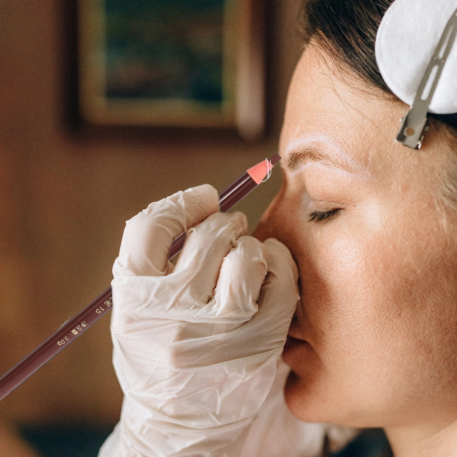 s Waterdicht potlood Donkerbruin Veegvast Scheurbaar Waterdicht Wenkbrauwpotlood Kern Draagbare make-uptools Eyeliner