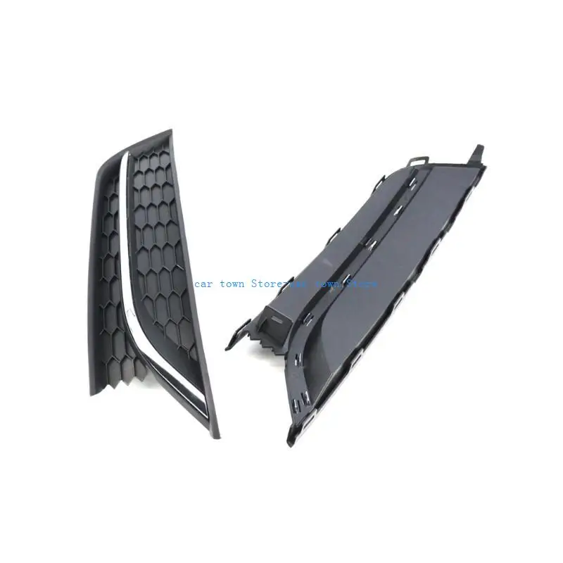 

RXJE Front Bumper Fog Light Grille Cover Black Trim For 12-15