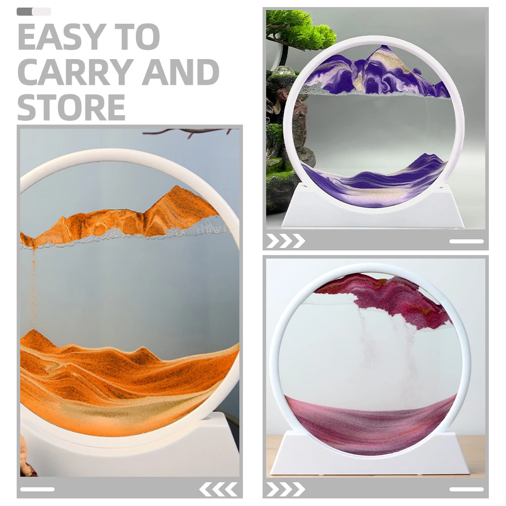 

Picture Diy Decorative Quicksand Painting For Home Office Bedroom Sand Landscape Picture Frame 3D Sand Art Frame