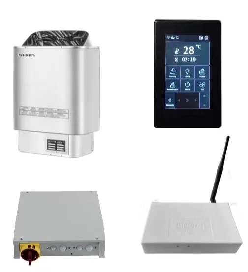 App WiFi Controlled 6KW Steam Portable Dry Electric Sauna Heater For Sauna Room