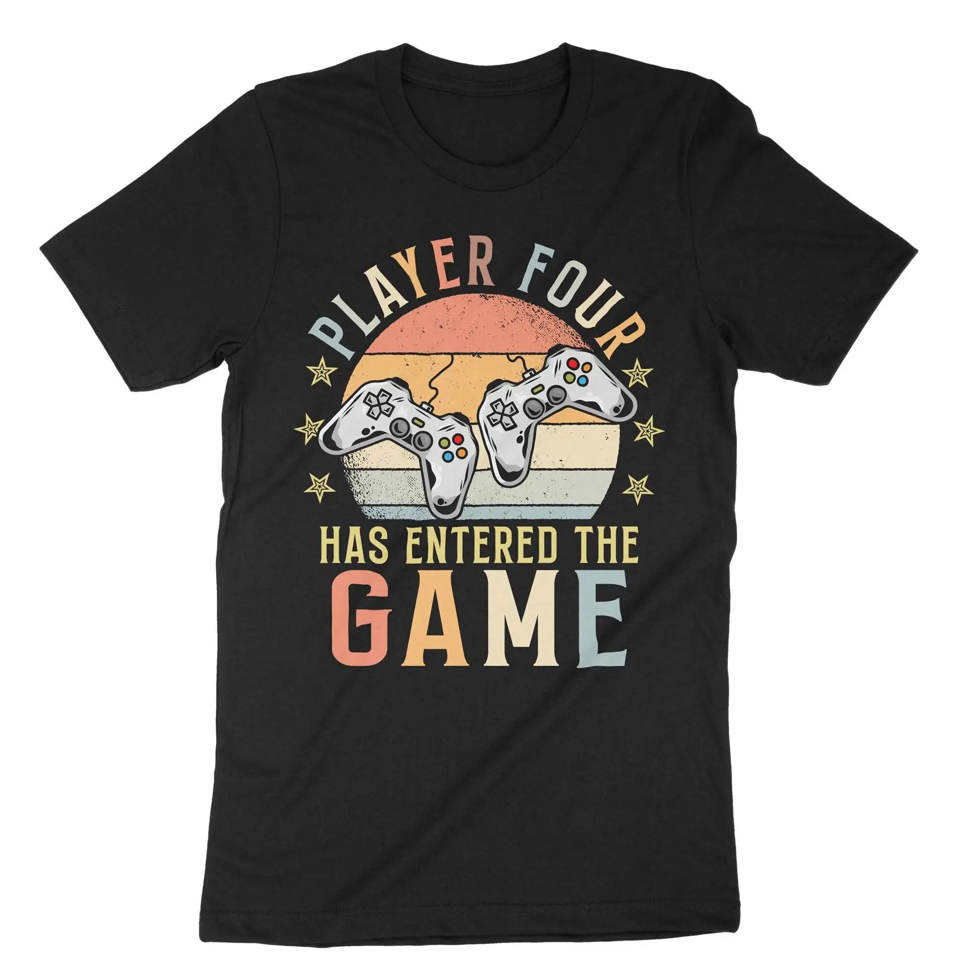 Player 4 Has Entered The Game Gaming T Shirt Gamer Family Matching Daddy To Be Mommy